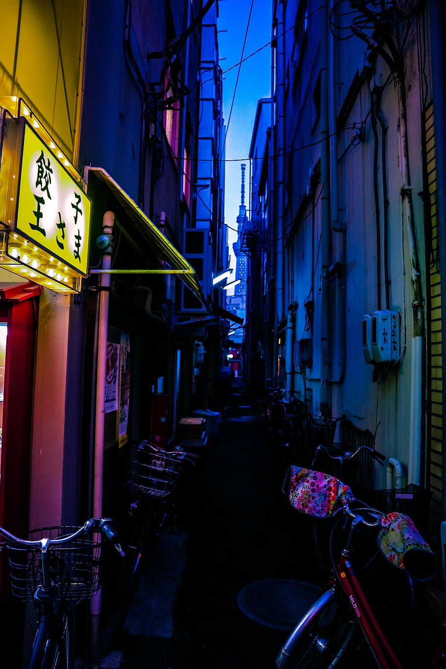 Japan, Tokyo, Neo Tokyo, Cyberpunk, Tokyo Tower, Urban, - Neo Tokyo Wallpaper Iphone - HD Wallpaper 