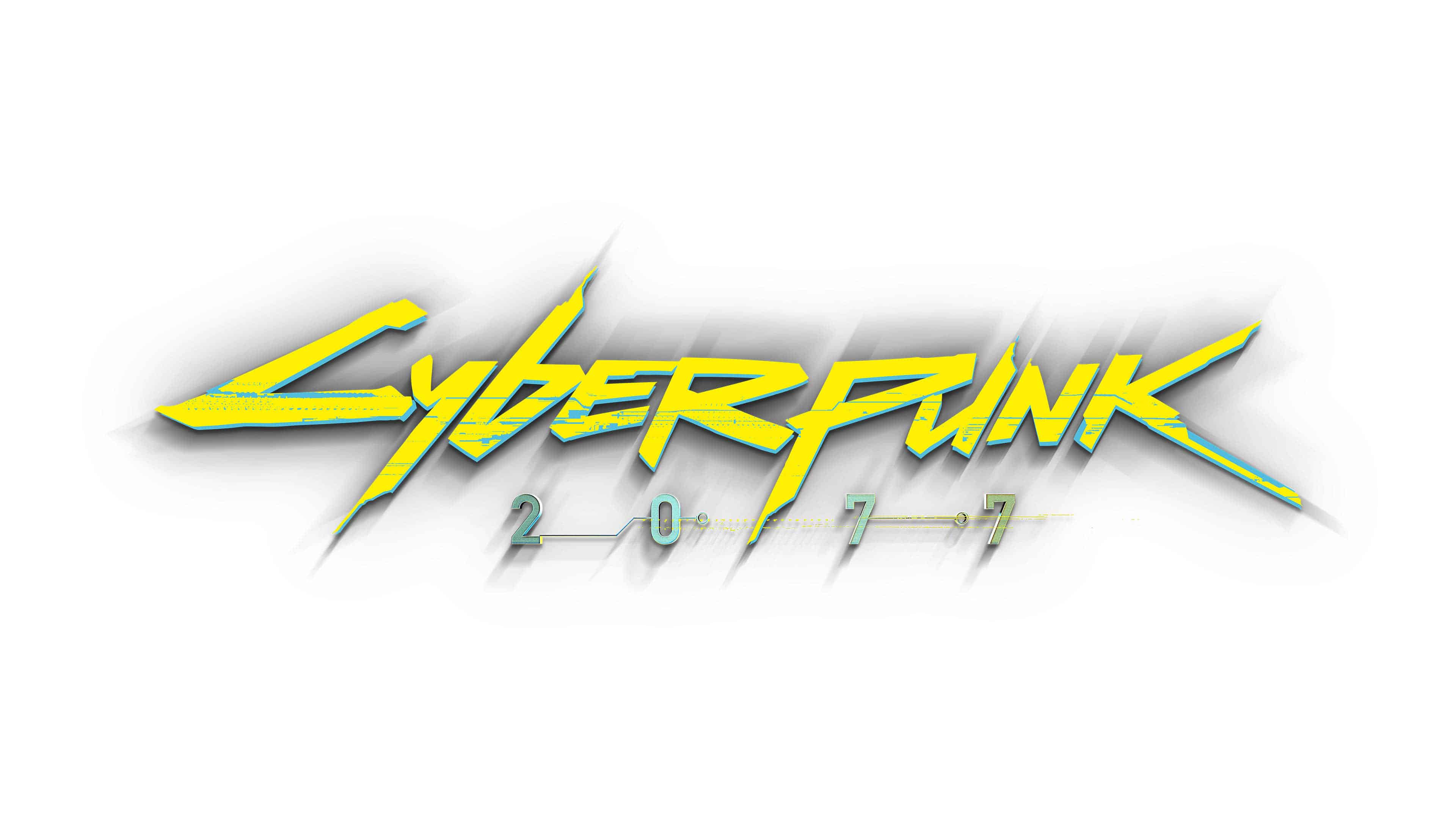 Cyberpunk 2077 Logo Uhd 4k Wallpaper - Logo Cyberpunk 2077 Png - HD Wallpaper 