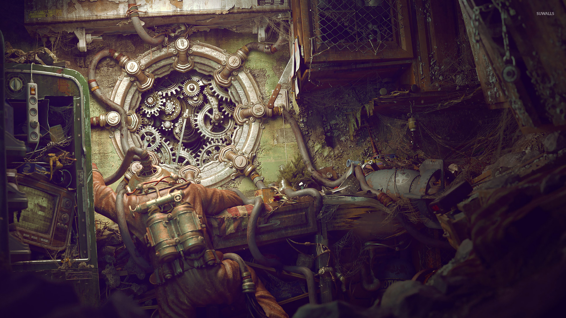 Concept Art Steampunk Background - HD Wallpaper 