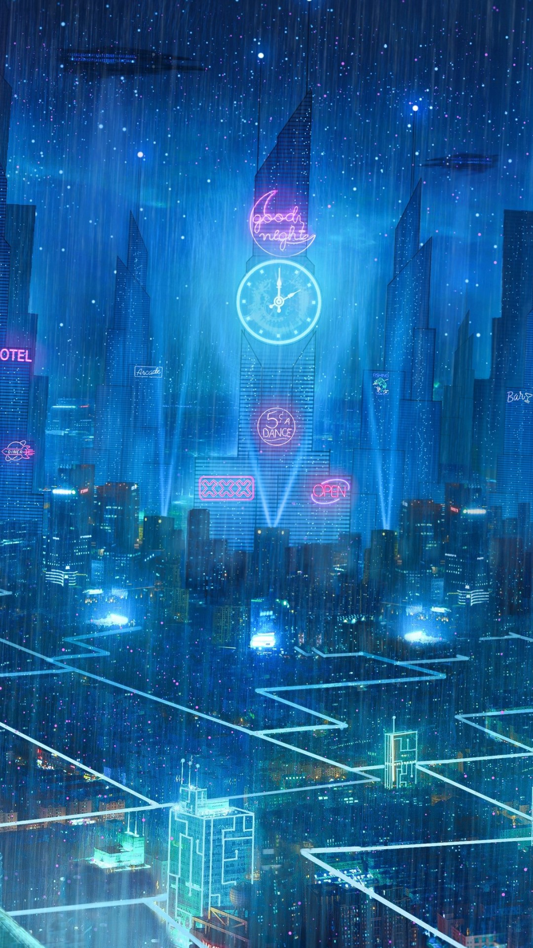 Cyberpunk Background 1080x19 Wallpaper Teahub Io