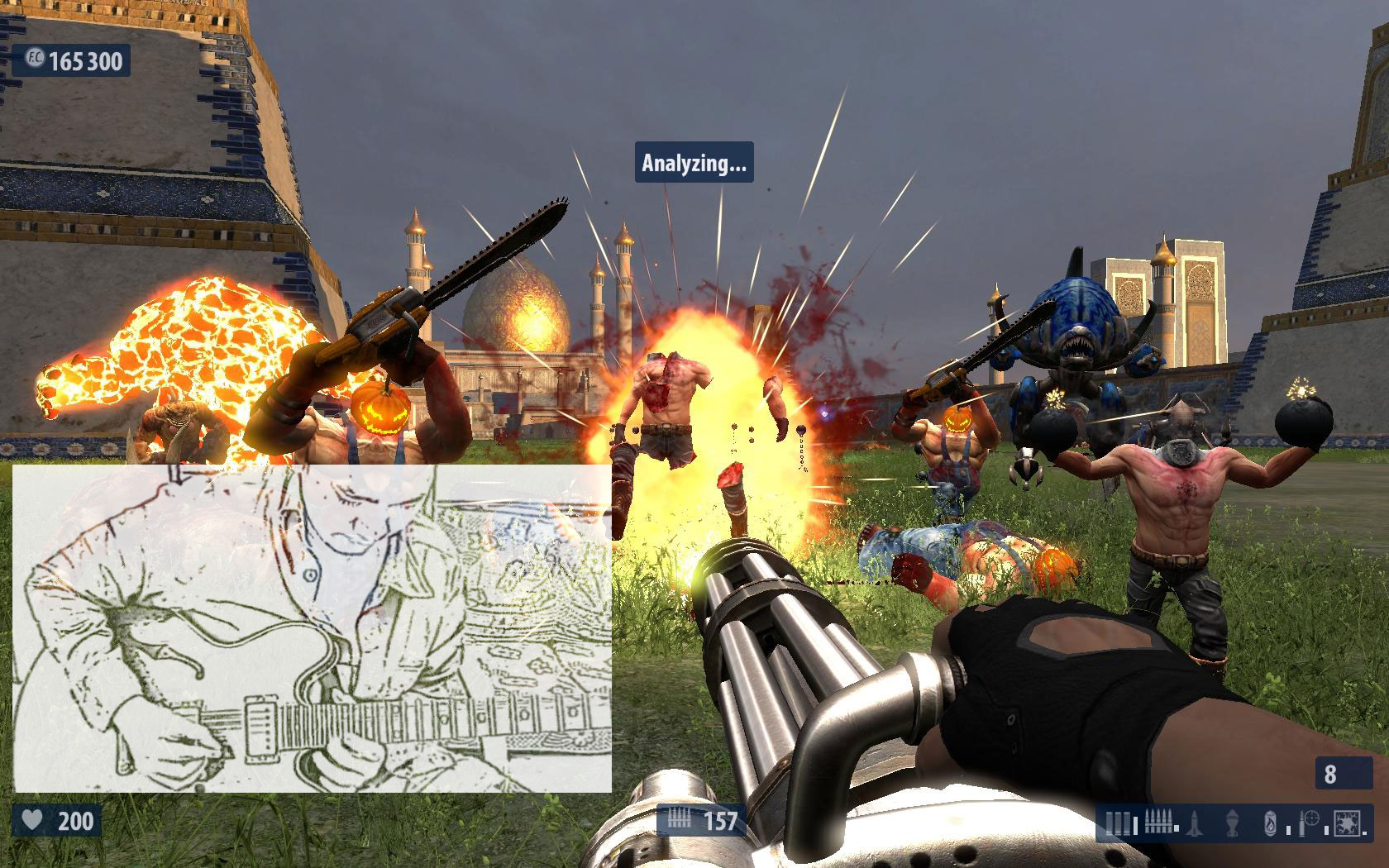 Как нарисовать serious sam