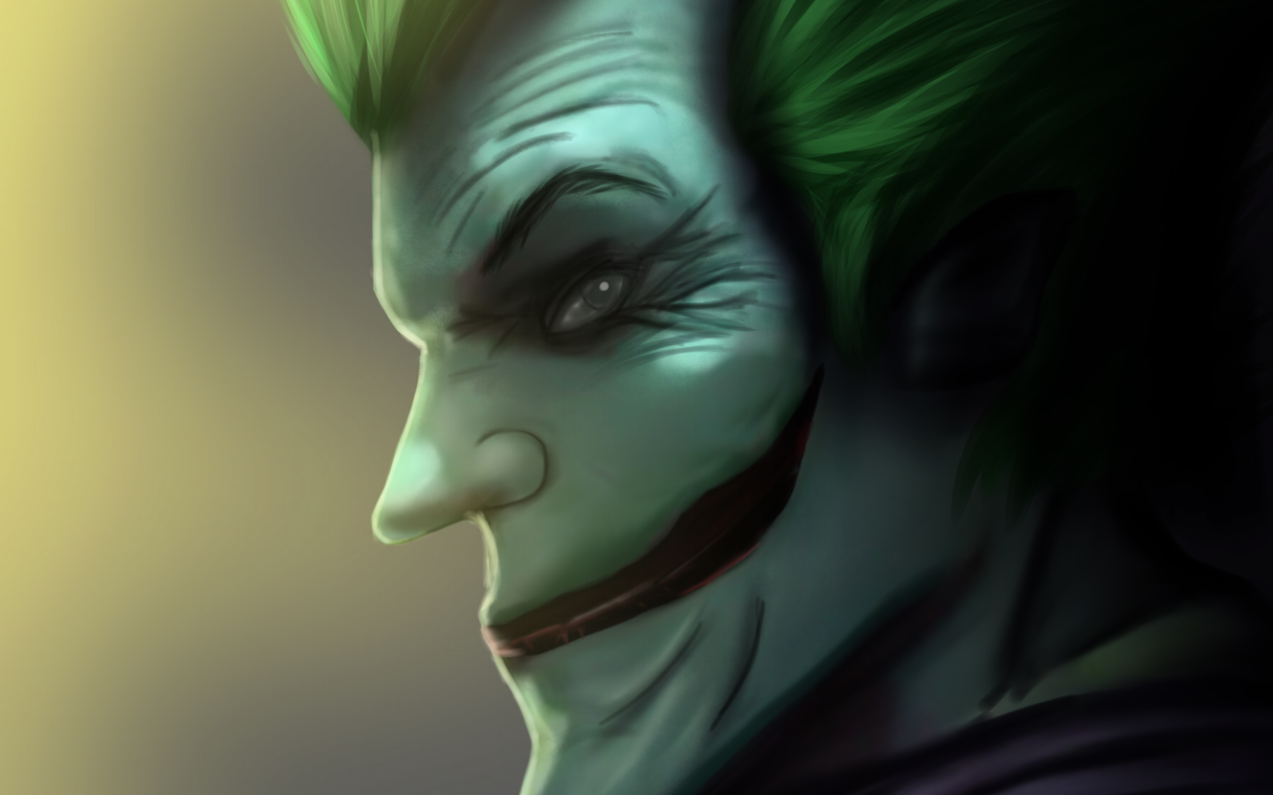 Joker, Profile, Artwork, Anti-hero, Smiling Joker, - Joker Foto De Perfil - HD Wallpaper 