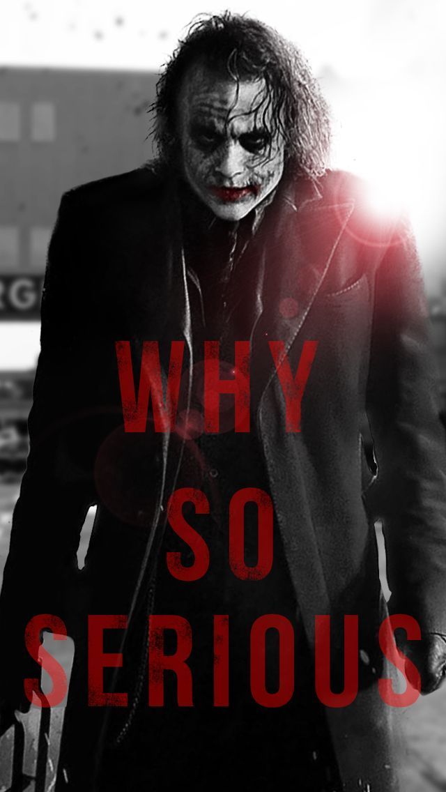 Joker Why So Serious Photo - Joker Why So Serious Wallpaper For Android - HD Wallpaper 
