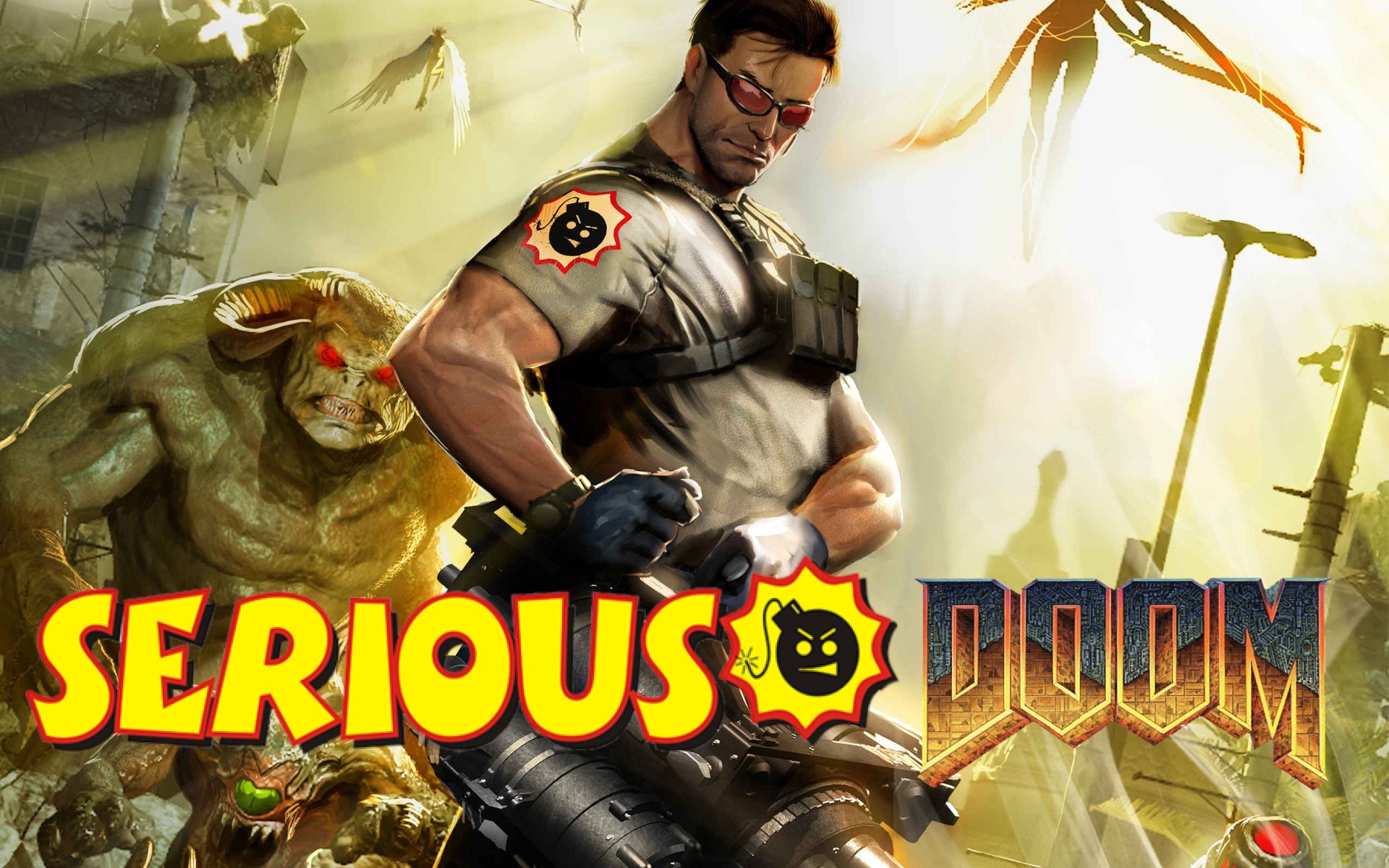 Serious Sam Weapons - Serious Sam 4 Planet Badass E3 - HD Wallpaper 