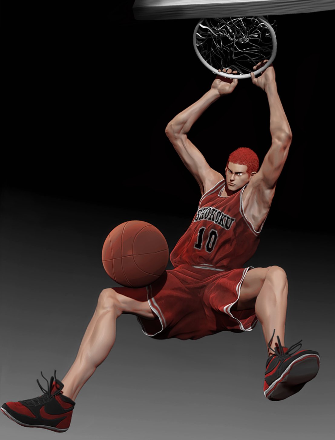 Hanamichi Sakuragi Wallpaper 3d - HD Wallpaper 