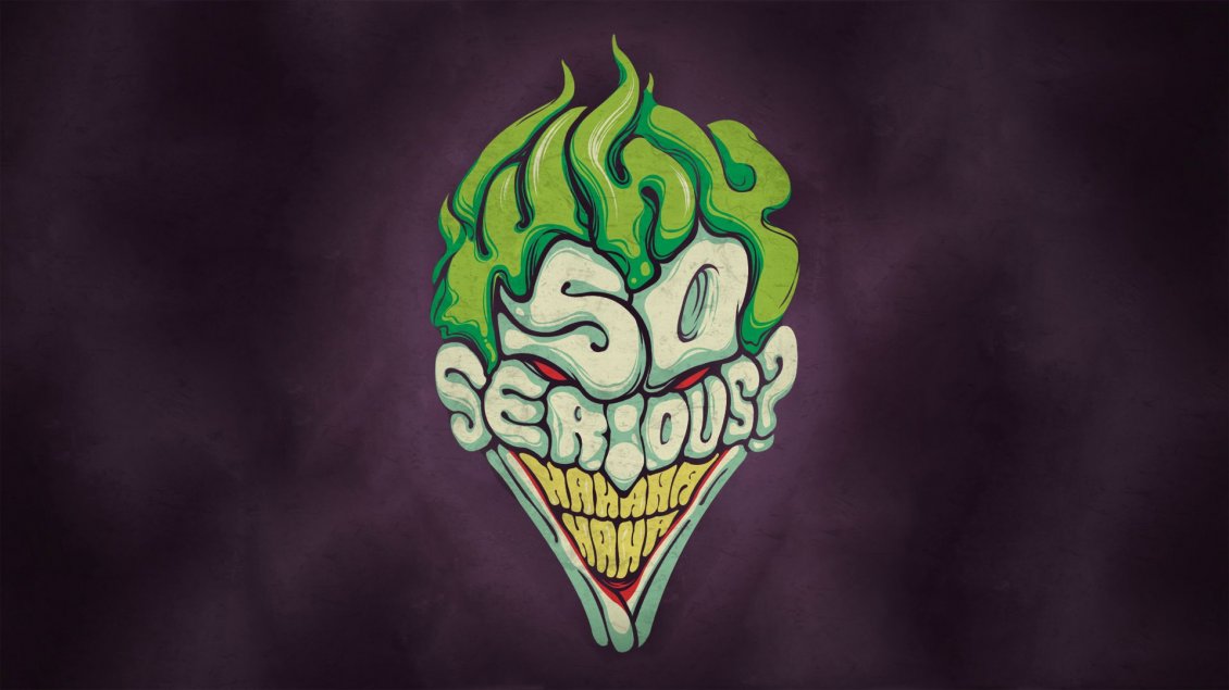 Download Wallpaper Joker, Why So Serious - HD Wallpaper 