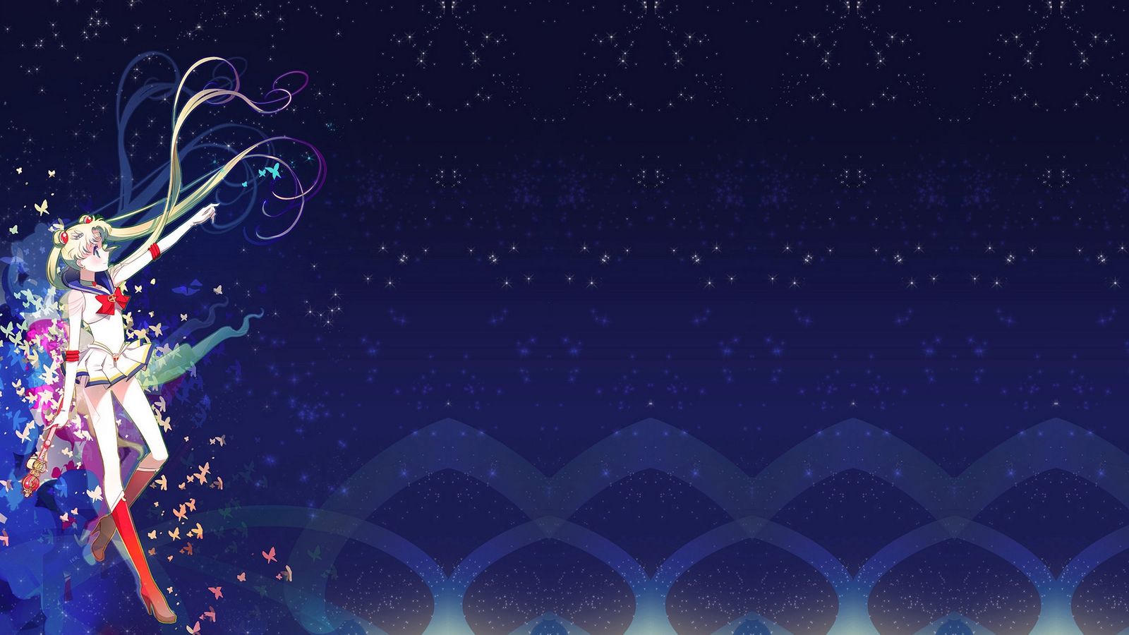Sailor Moon Hd Background - HD Wallpaper 