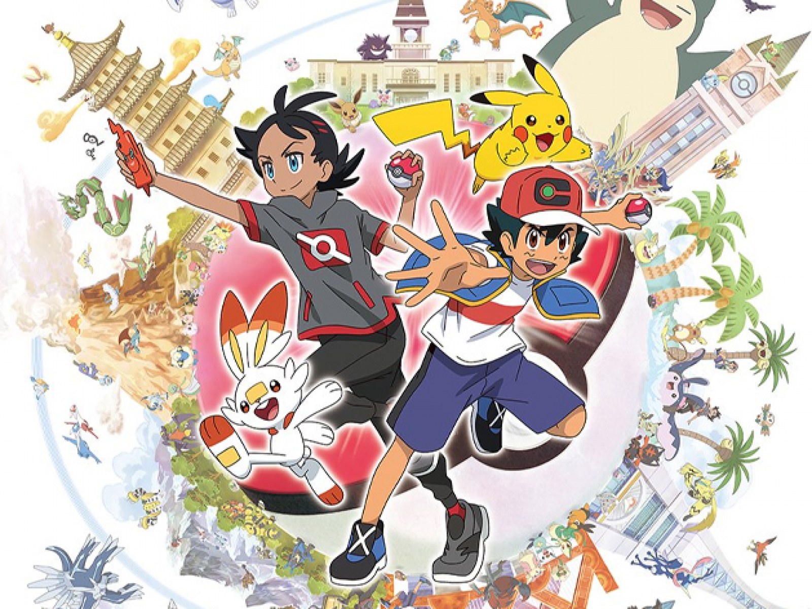 New Pokemon Anime Series Next Trailer Featuring Professor - Pokemon Sword And Shield Anime - HD Wallpaper 