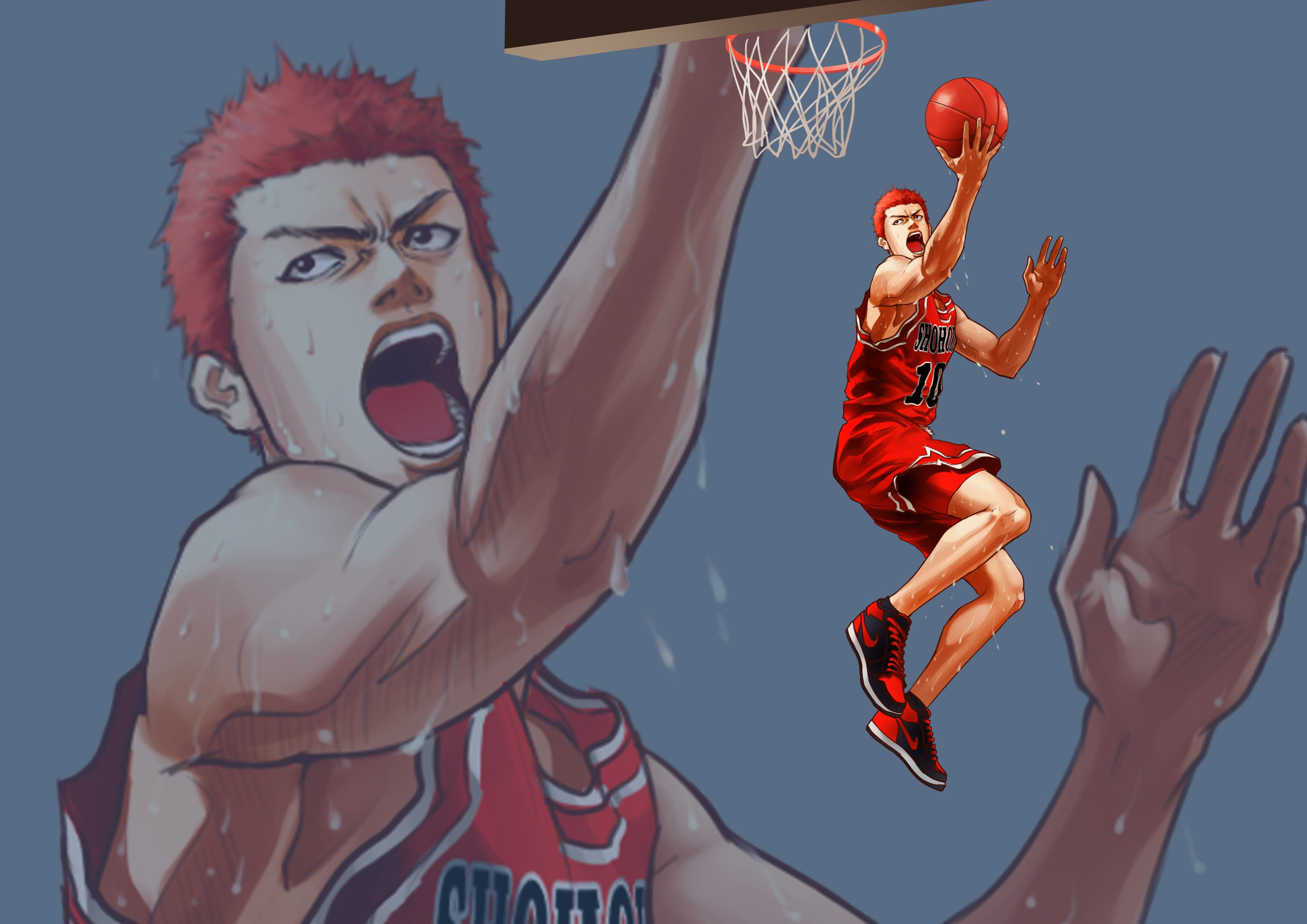 Dunk Hanamichi Sakuragi Hanamichi - HD Wallpaper 