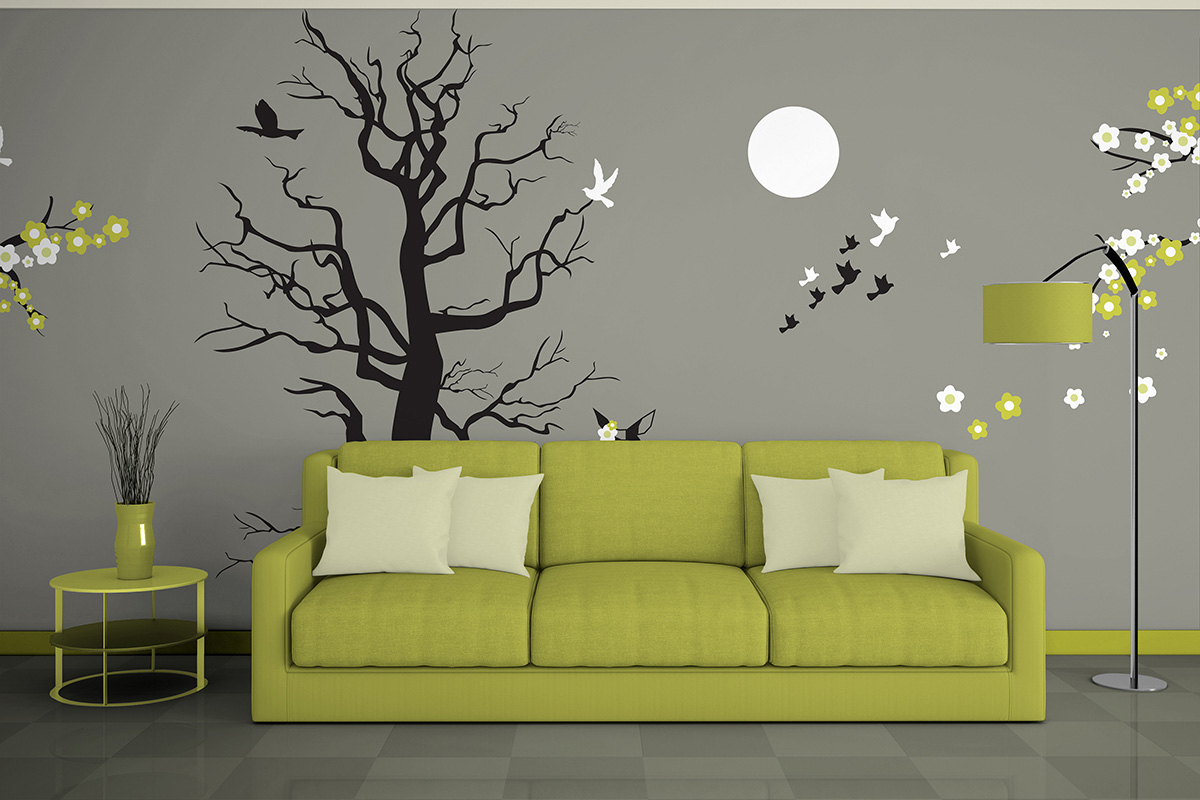 Full Wall Stickers Photoshop - HD Wallpaper 