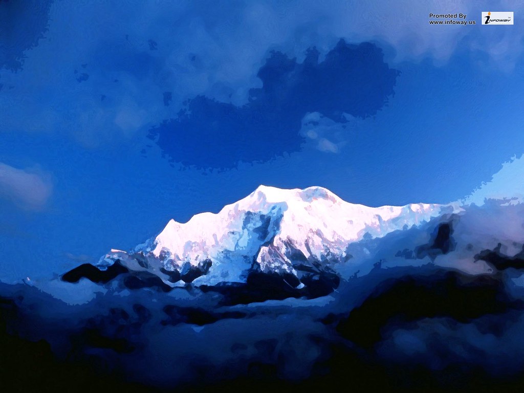 Magical Mountain Background - HD Wallpaper 