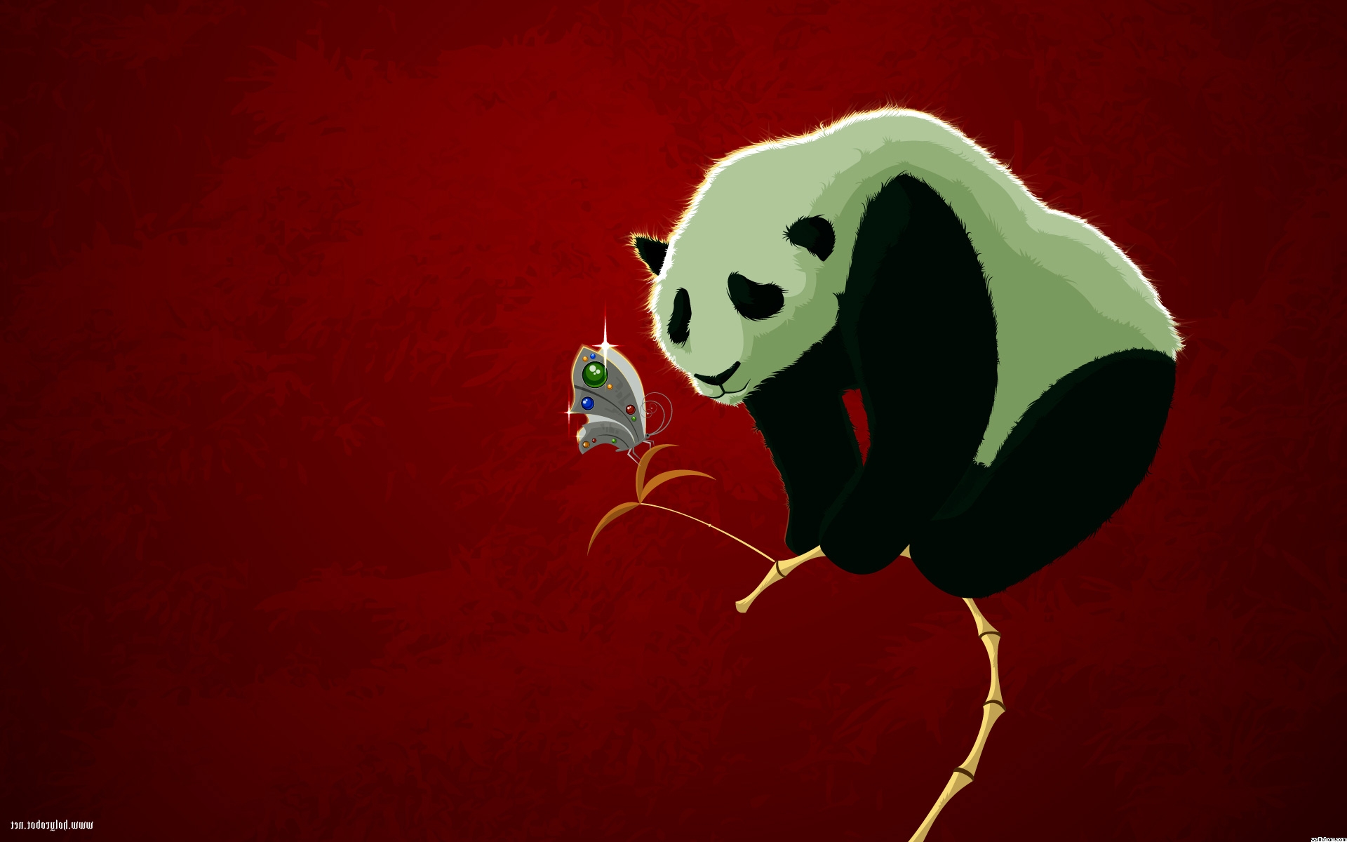 Cute Anime Panda - 1920x1200 Wallpaper Cute Anime Panda - 1920x1200 Wallpaper