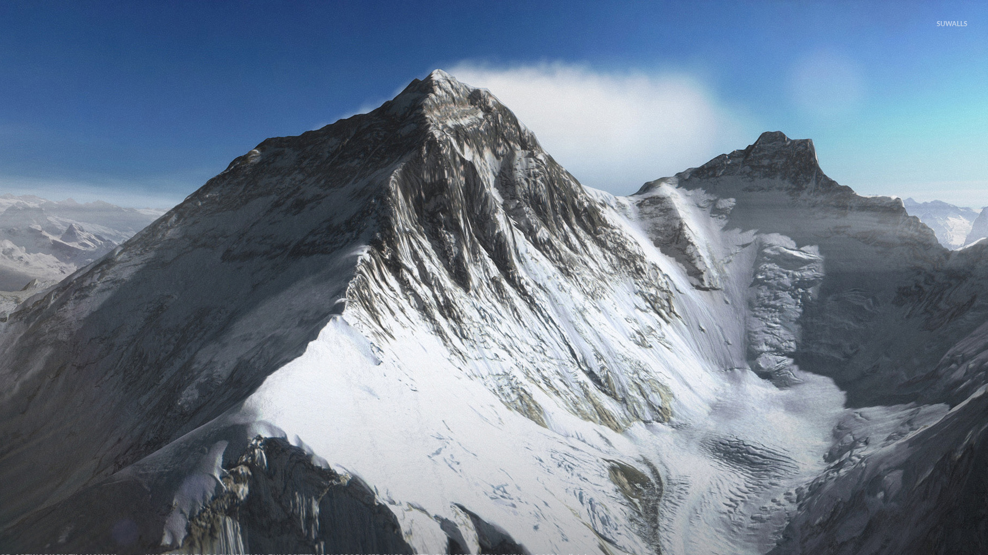 Mount Everest Peak Hd - HD Wallpaper 