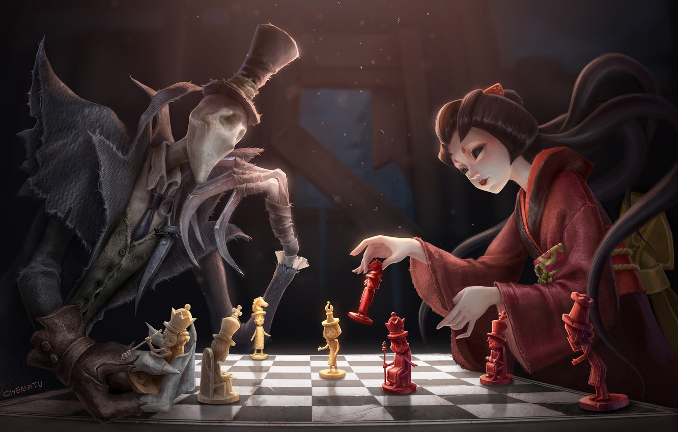 Photo Wallpaper The Game, Chess, China, Figure, Figures, - Identity V Season 1 - HD Wallpaper 