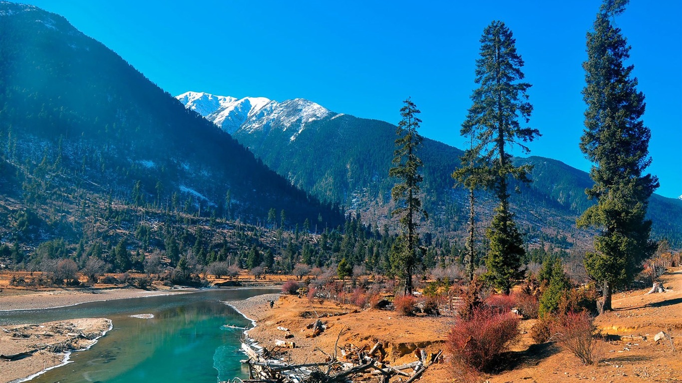 Beautiful Heaven Tibet Nature Scenery Hd Wallpaper - Wallpaper - HD Wallpaper 