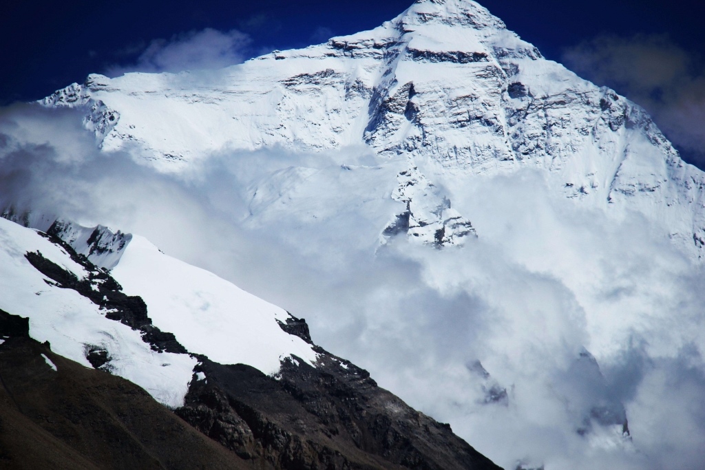 The World S Highest Peak Mount Everest - Mount Everest - HD Wallpaper 