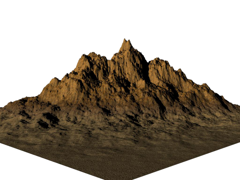 Mountain Png - 3d Mountain Model Png - HD Wallpaper 