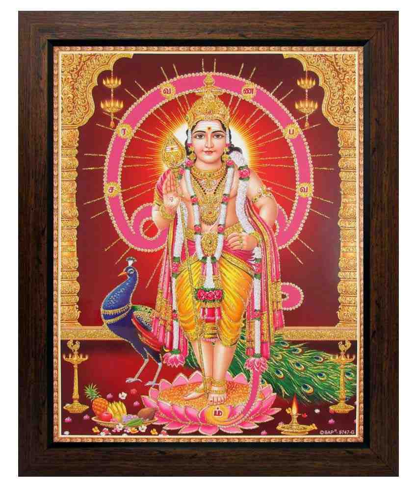 Lord Murugan Frame - HD Wallpaper 