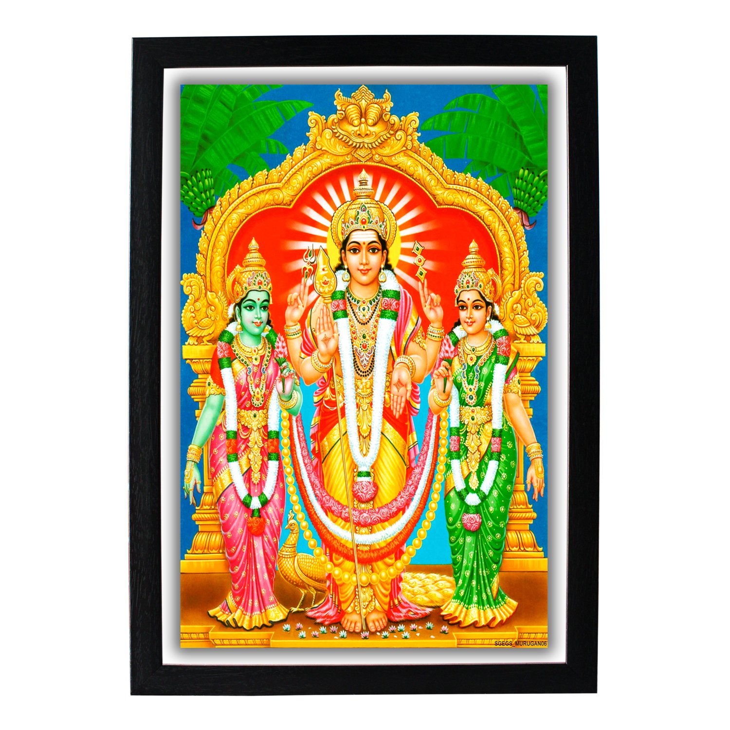 Murugan With Valli Deivanai - HD Wallpaper 