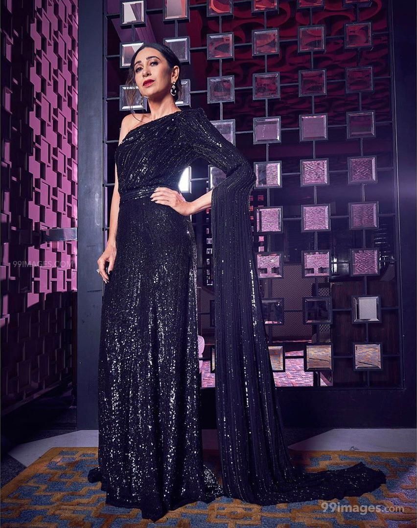 Karisma Kapoor Beautiful Hd Photos & Mobile Wallpapers - Black Karishma Kapoor Dress - HD Wallpaper 