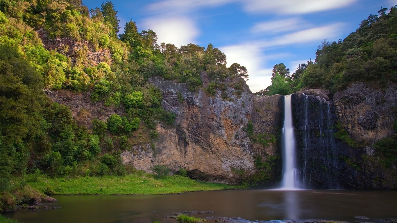 Falls-world Most Famous Waterfall Landscape Wallpaper2011 - Hunua - HD Wallpaper 