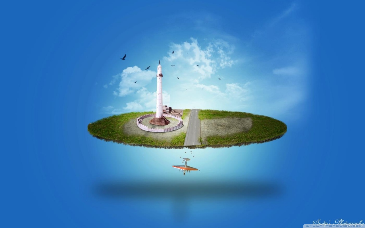 Artificial Island - HD Wallpaper 