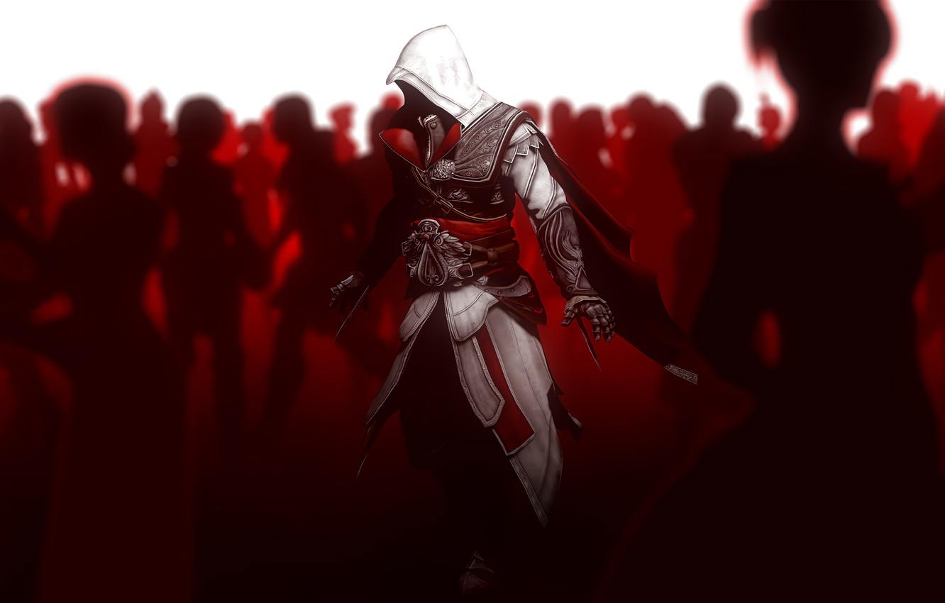 Photo Wallpaper Hood, Assassin S Creed, Ezio Auditore - Cuirass - HD Wallpaper 