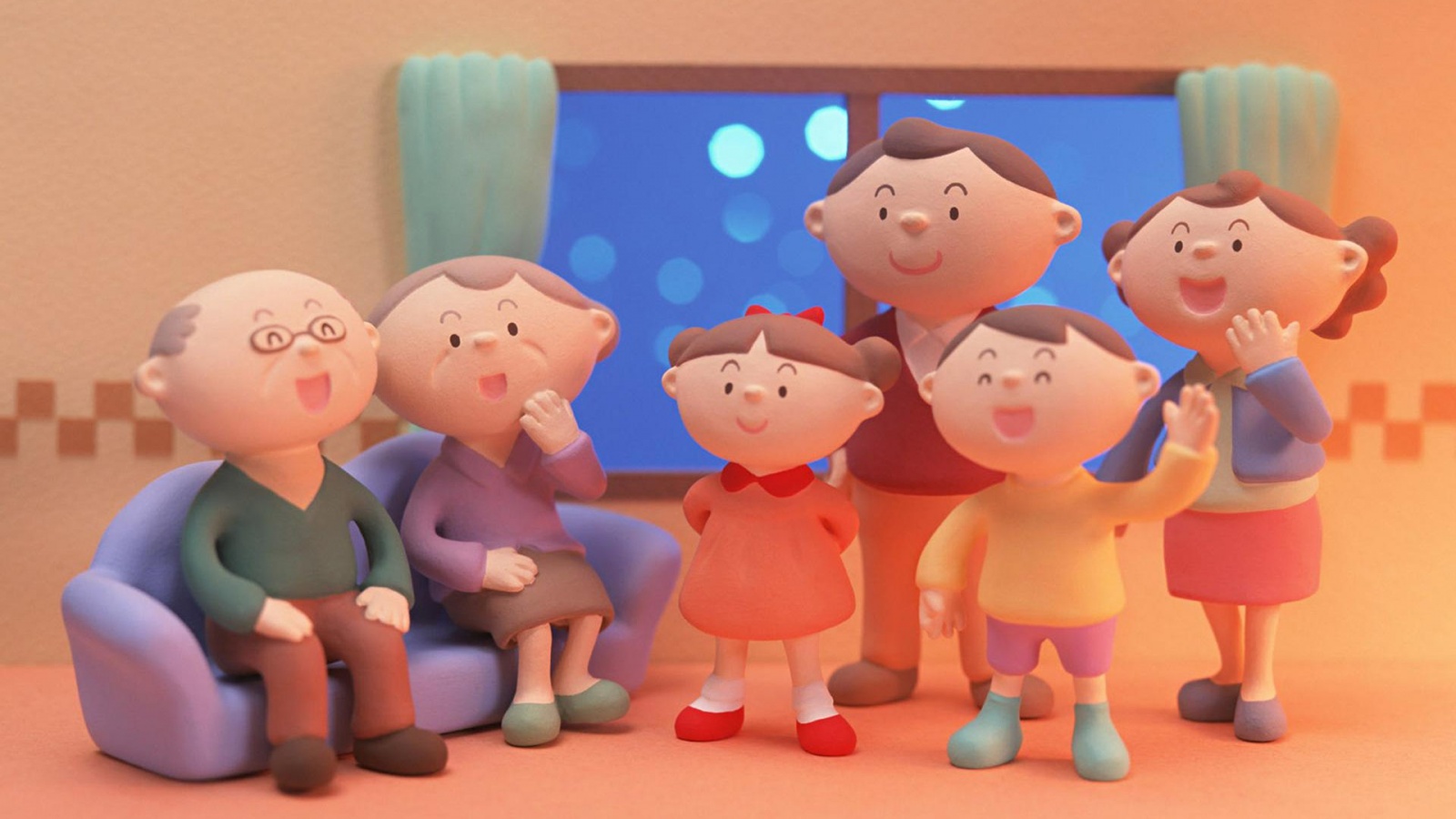 Cartoon Family Background - Family Wallpapers Background - HD Wallpaper 