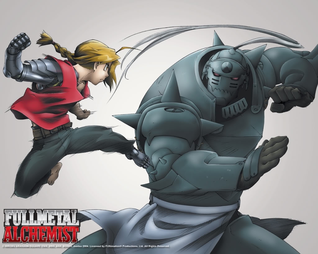 Fullmetal Alchemist Alphonse Elric Edward Elric Wallpaper - Full Metal Alchemist Edward Alphonse - HD Wallpaper 