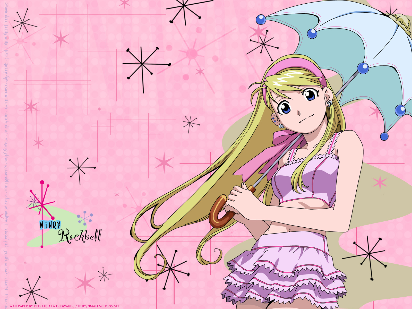 Fullmetal Alchemist Wallpaper - Fullmetal Alchemist Winry Dress - HD Wallpaper 
