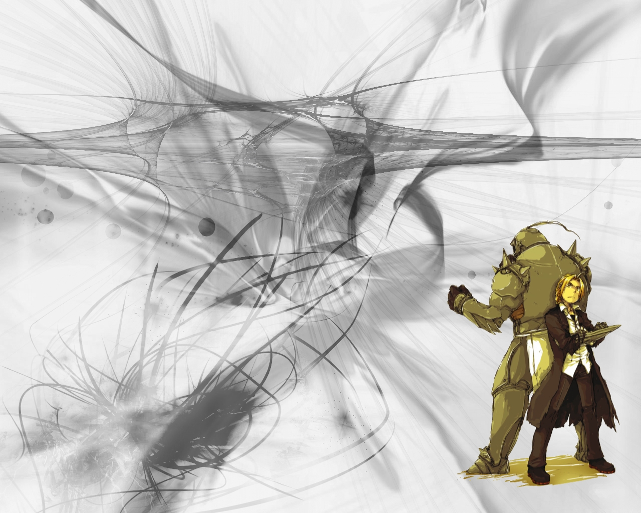 Fullmetal Alchemist Wallpaper - Blue And White Abstract - HD Wallpaper 