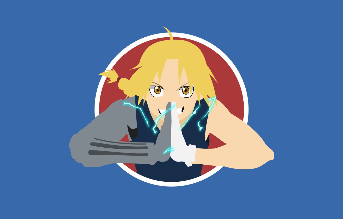 Photo Wallpaper Edward, Fullmetal Alchemist, Fullmetal - Edward Elric - HD Wallpaper 