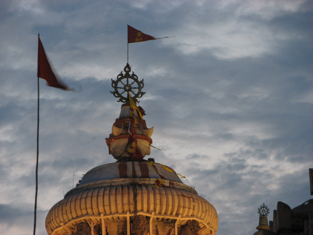 Jagannath Temple Puri Flag - HD Wallpaper 