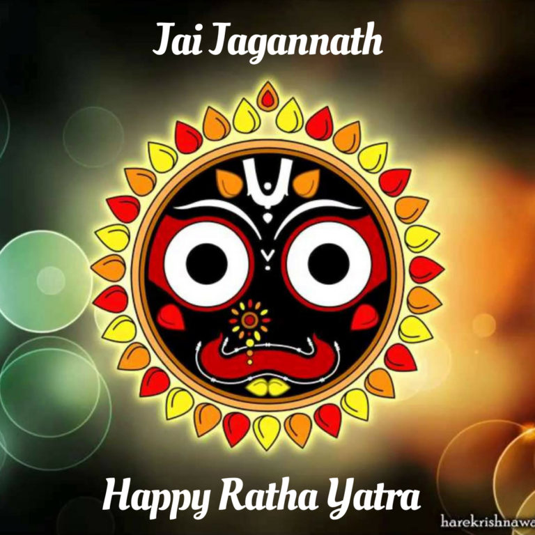 Jagannath Hd Wallpaper - Jay Jagannath Happy Rath Yatra - HD Wallpaper 