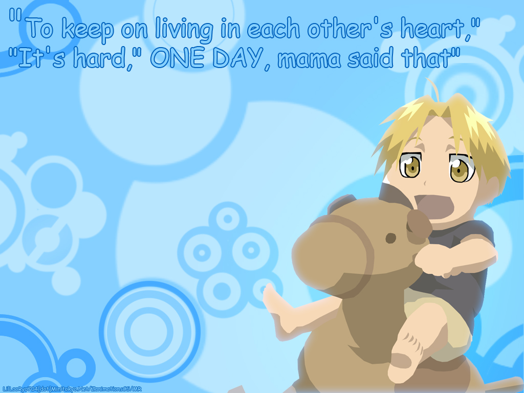 Hiromu Arakawa, Bones, Fullmetal Alchemist, Edward - Baby Edward Elric - HD Wallpaper 