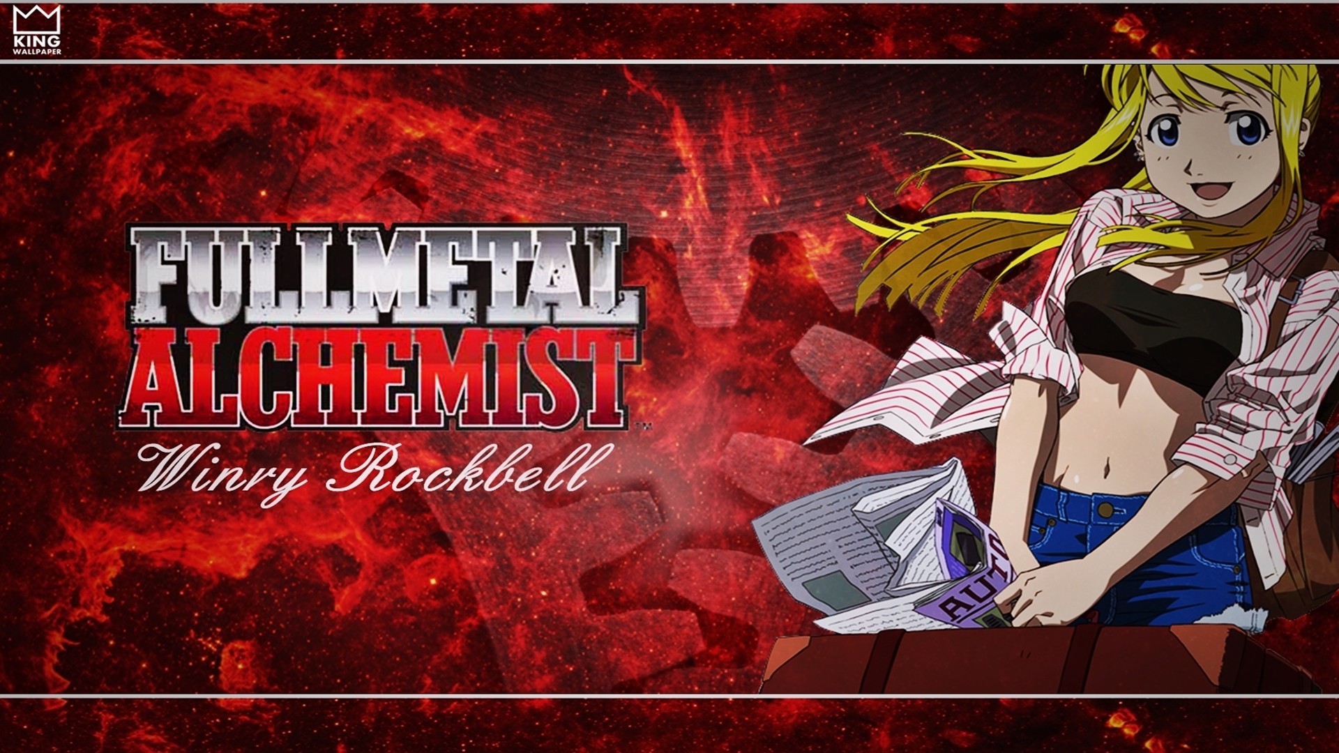 Winry Rockbell Wallpaper - Winry Wallpaper Fullmetal Alchemist - HD Wallpaper 