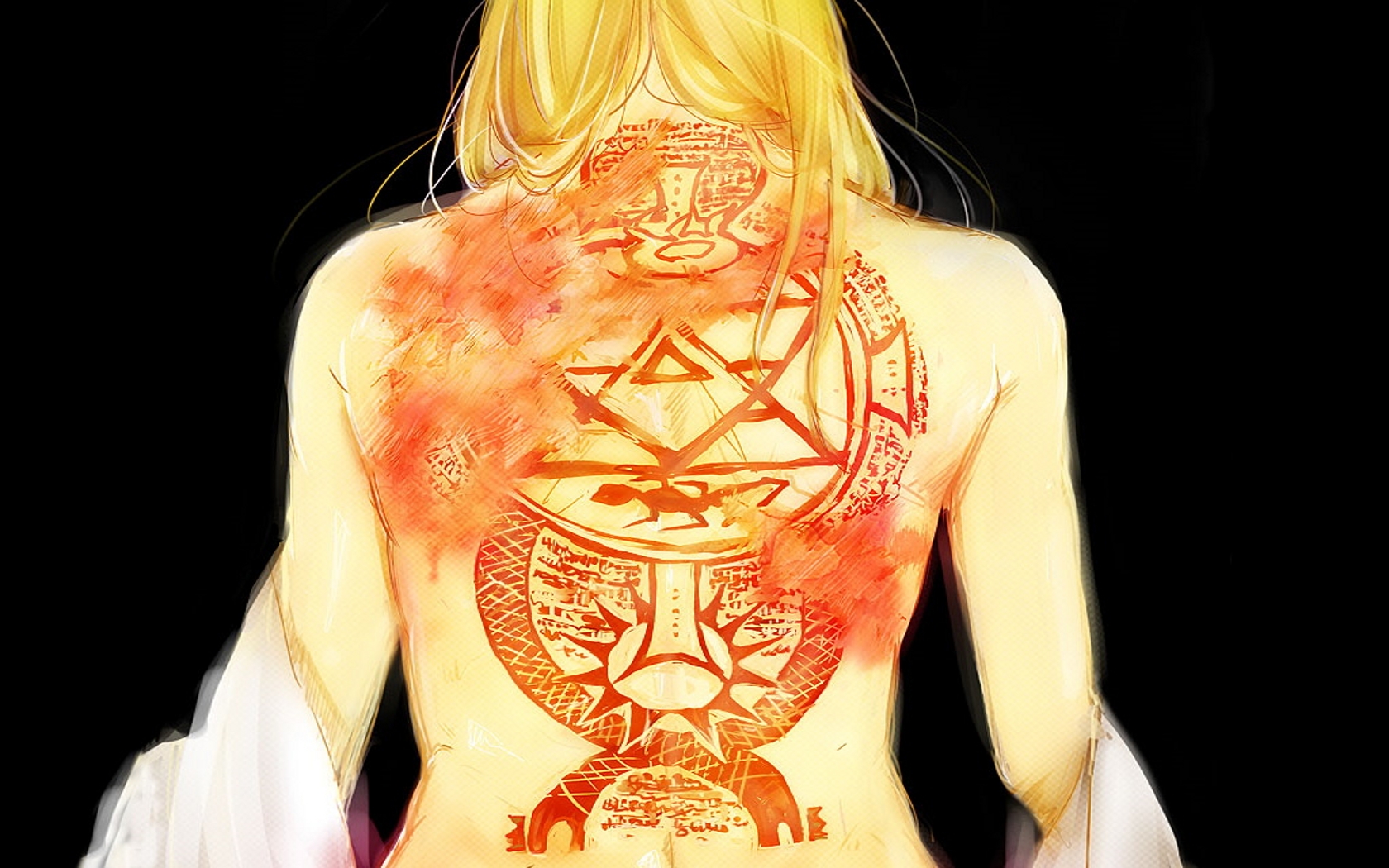 Fma Riza Hawkeye Tattoo - HD Wallpaper 