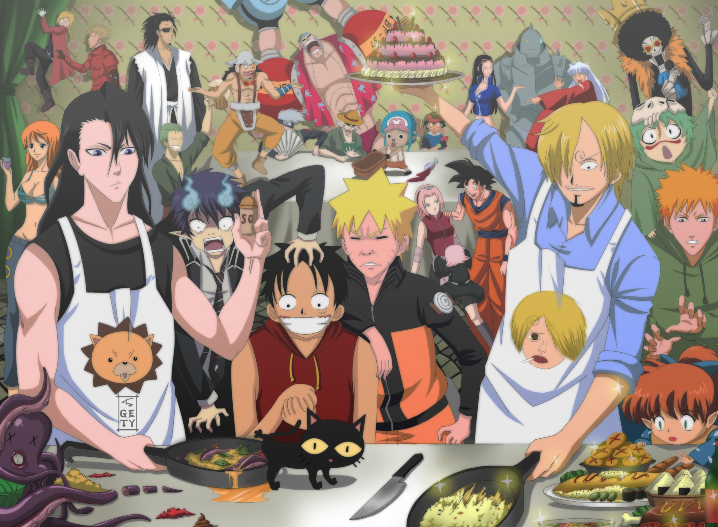 Naruto Anime Crossover - HD Wallpaper 