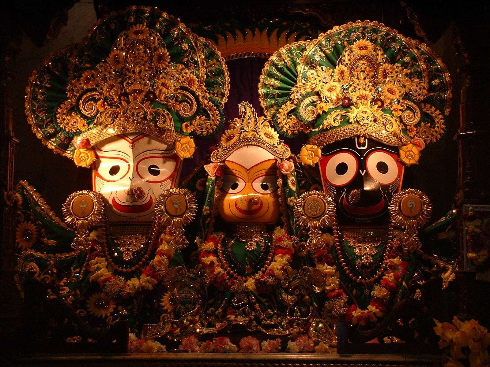 Lord Jagannath Baladev Subhadra - Jagannath Baladev Subhadra Puri - HD Wallpaper 