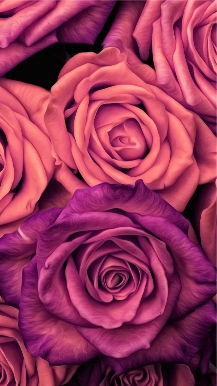Love Rose Flowers Wallpaper For Mobile - HD Wallpaper 