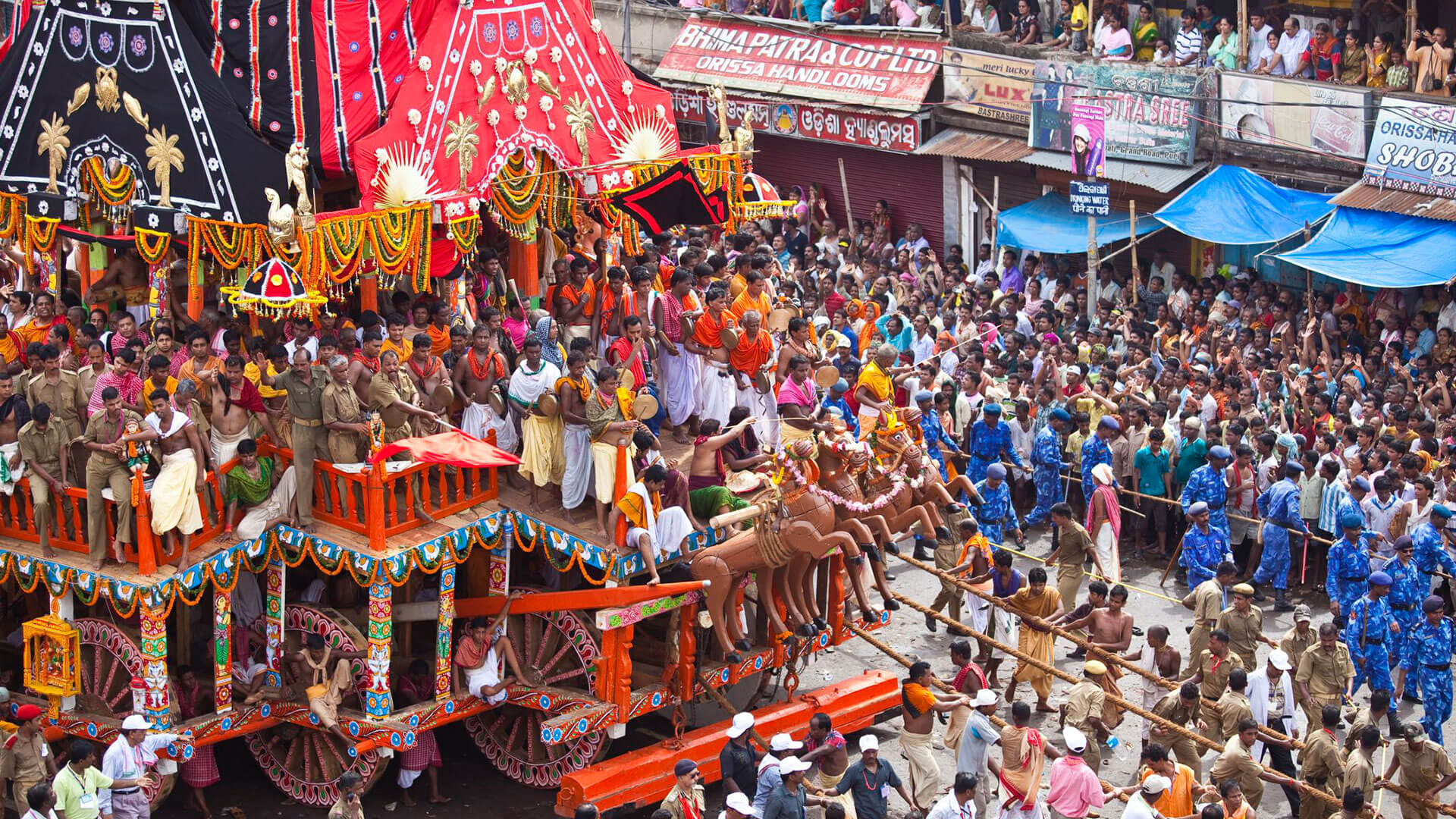 Jagannath Rath Yatra Attractions - Jagannath Temple, Puri - HD Wallpaper 
