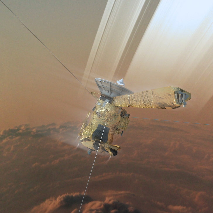 Cassini, Finale, Grand, Air Vehicle, Transportation, - Cassini Crash - HD Wallpaper 