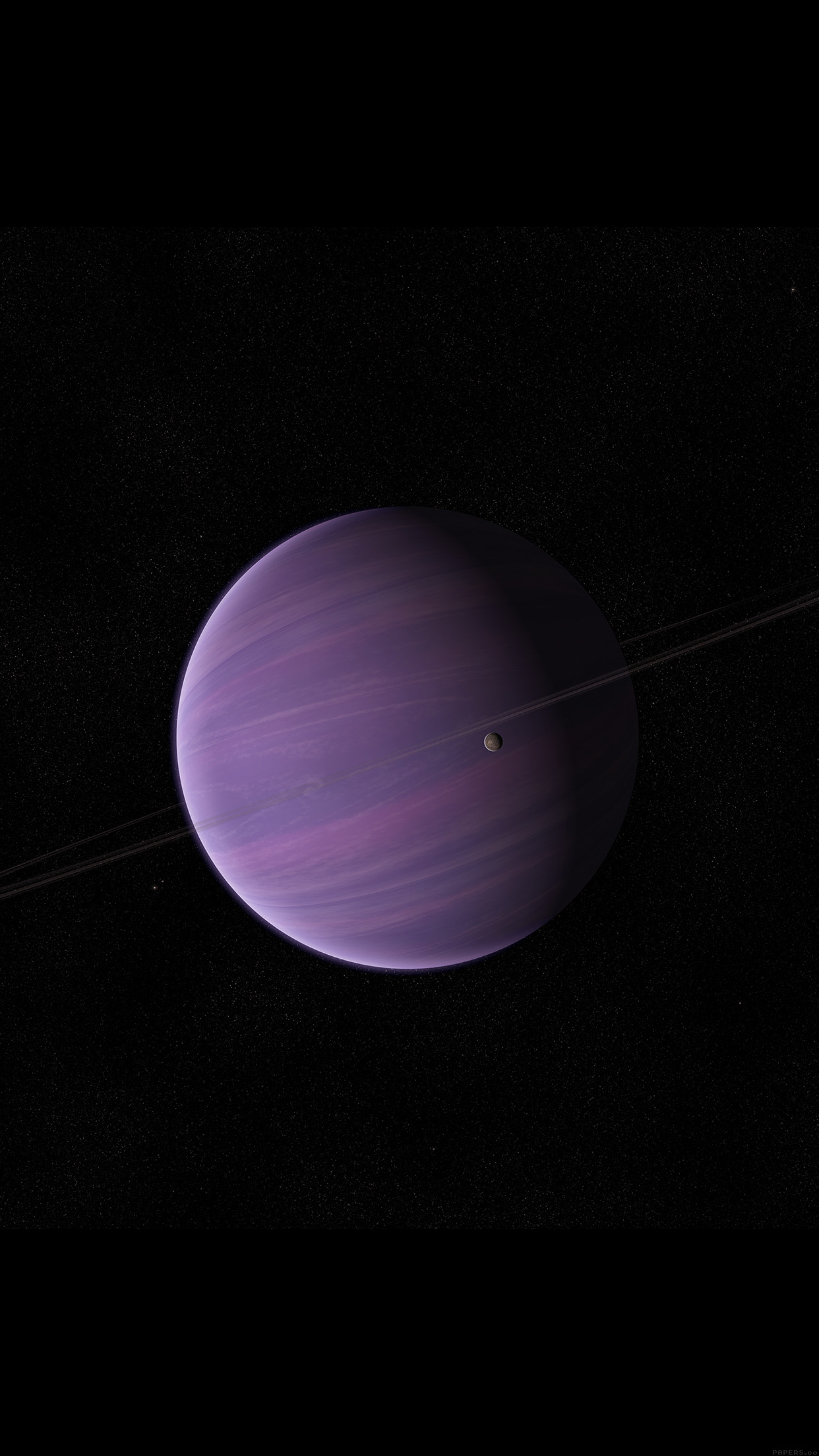 Space Invasion Dark Star Saturn Android Wallpaper - Purple Planet Wallpaper Iphone - HD Wallpaper 