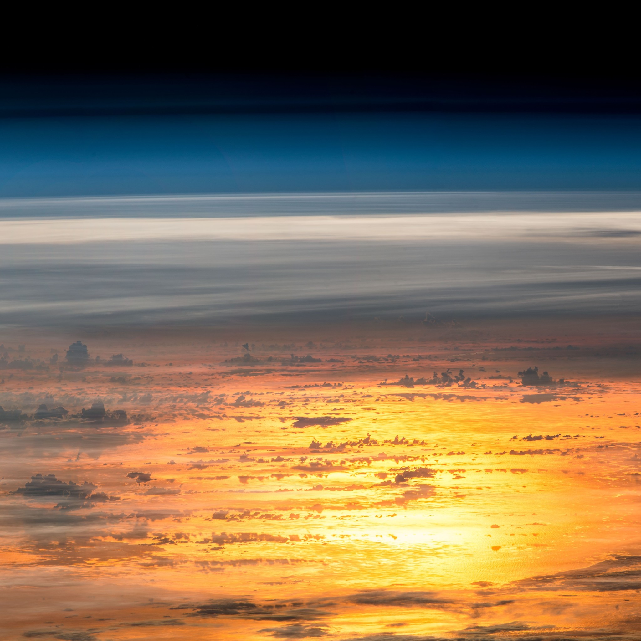 Earth From Space Sunset - HD Wallpaper 