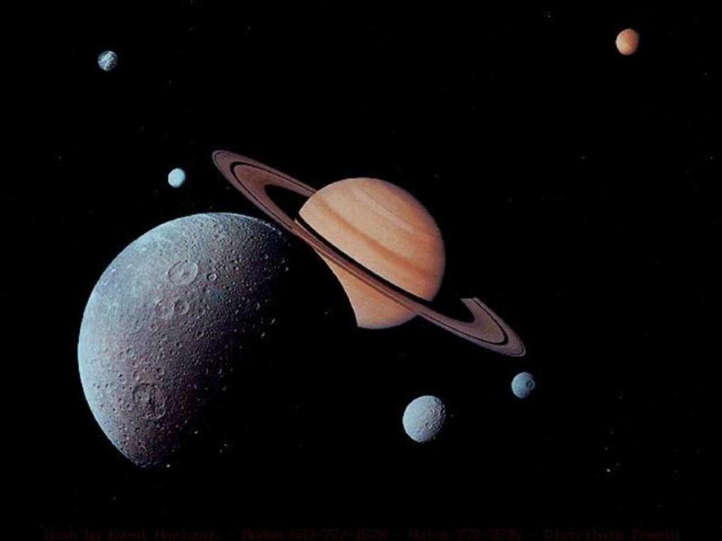 Jupiter Saturno - Life On Saturn Planet - HD Wallpaper 