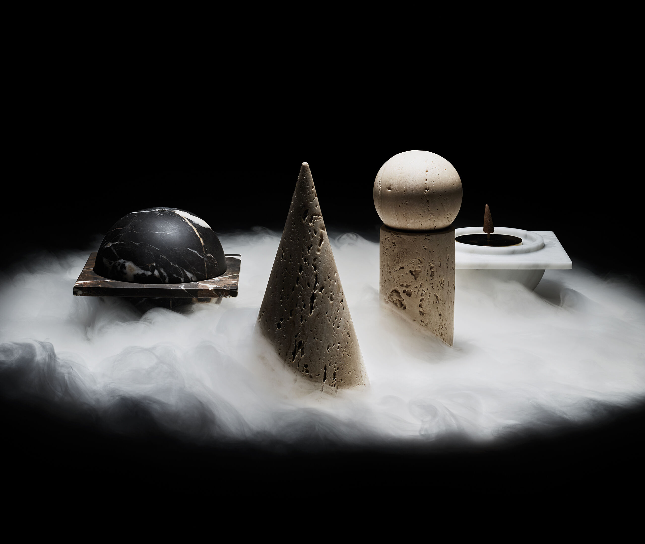 Bloc Studios Saturno Incense Burner - Darkness - HD Wallpaper 