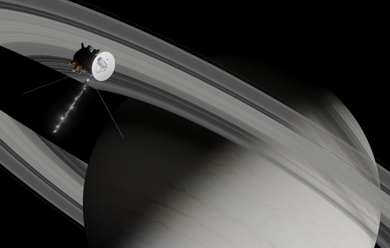 Photo Wallpaper Planet, Ring, Camera, Thanks Cassini - Thanks Cassini - HD Wallpaper 