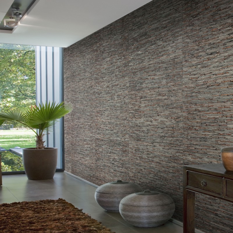 Rattan Wallpaper - Behang Van Natuurlijke Materialen - HD Wallpaper 