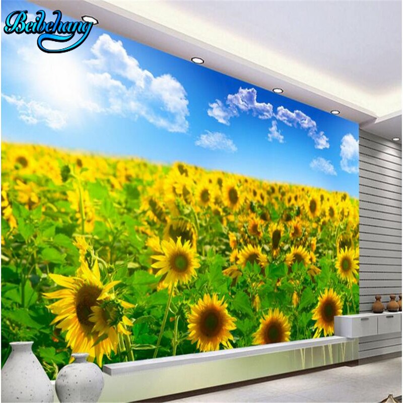 Подсолнуховое Поле - HD Wallpaper 