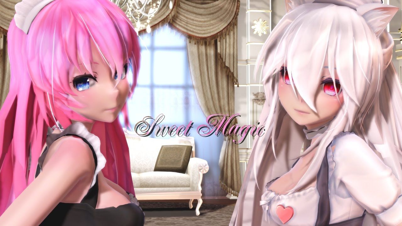 Mmd Miku X Haku - HD Wallpaper 